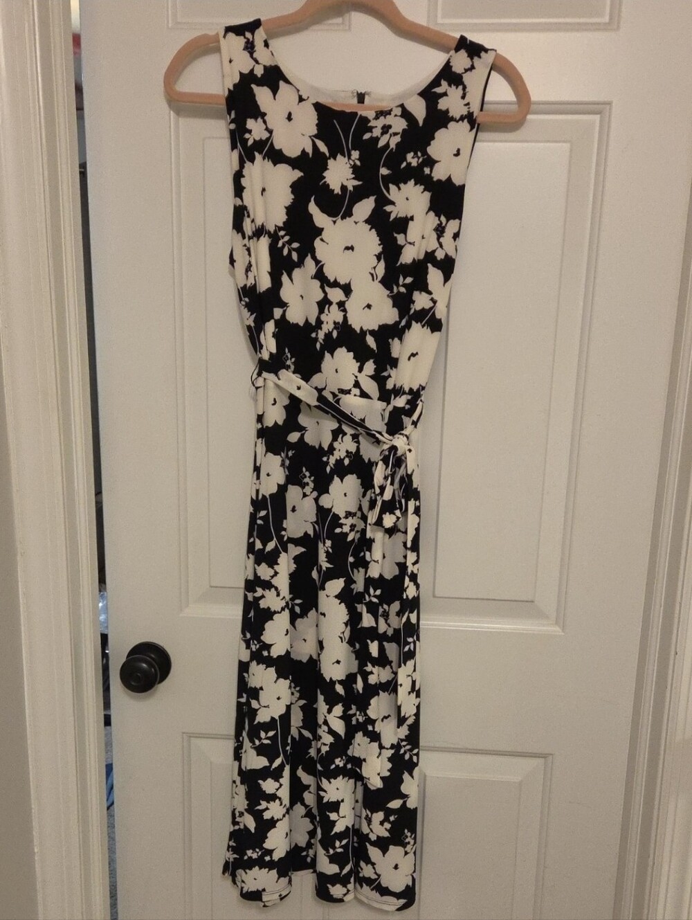 Anne Klein Midi Floral Dress, Size 14
